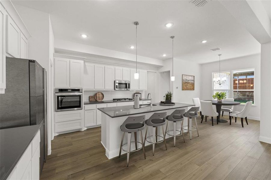 Cherry Kitchen Virtual Staging4312 Knight