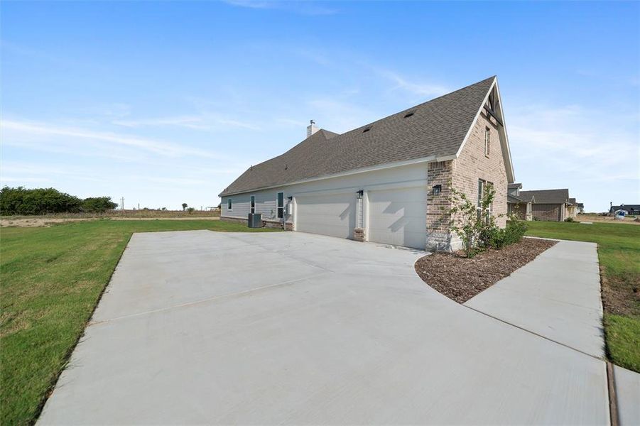 Front exterior of a new home in Fairview Meadows, New Fairview, TX, highlighting curb appeal (Image 22). Front exterior of a new home in Fairview Meadows, New Fairview, TX, highlighting curb appeal (Image 22).