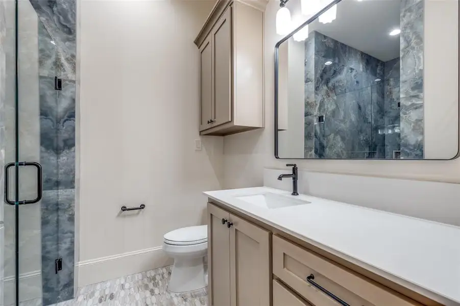 Furnished interior view inside a new home in , Denton (Image 8).