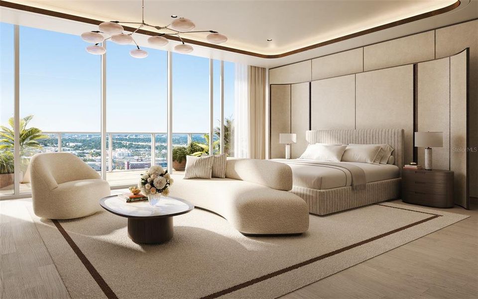 Furnished interior view inside a new home in , Tampa (Image 6).