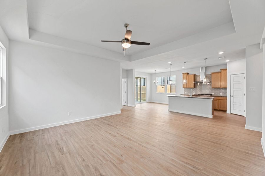 Representative unfurnished interior of a home built from the Sabrine by Hakes Brothers in Highland Ridge, New Braunfels (Image 19).