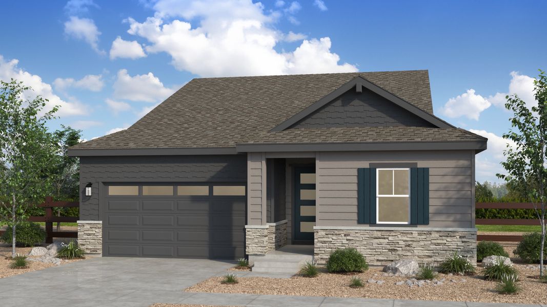 Representative exterior photo of a completed home built from the Emerald Lake by Taylor Morrison in Parterre, Thornton, CO (Image 18). Representative exterior photo of a completed home built from the Emerald Lake by Taylor Morrison in Parterre, Thornton, CO (Image 18).