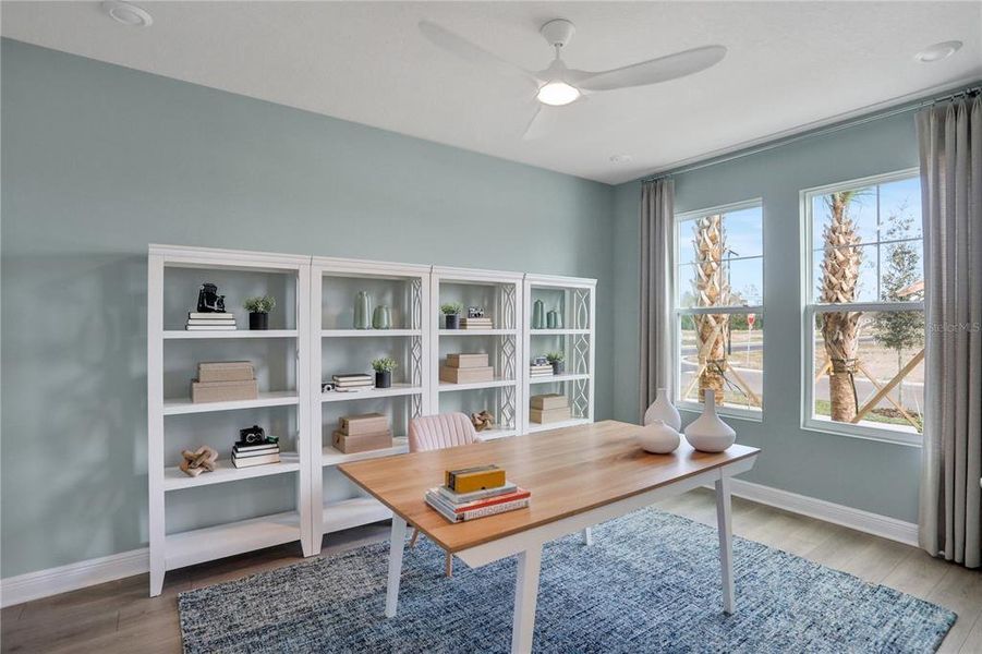 Furnished interior view inside a new home in Angeline, Land O' Lakes (Image 25).