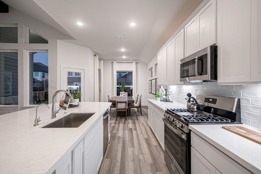 Furnished interior view inside a new home in Stillwater Ranch, San Antonio (Image 16).