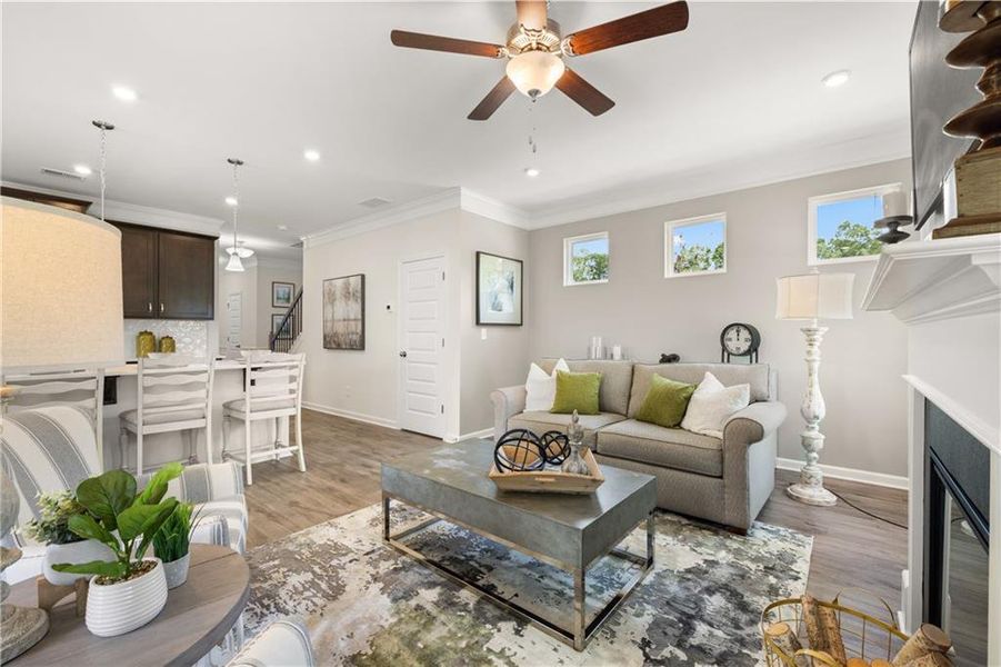 Furnished interior view inside a new home in Hillcrest Park, Ringgold (Image 16).