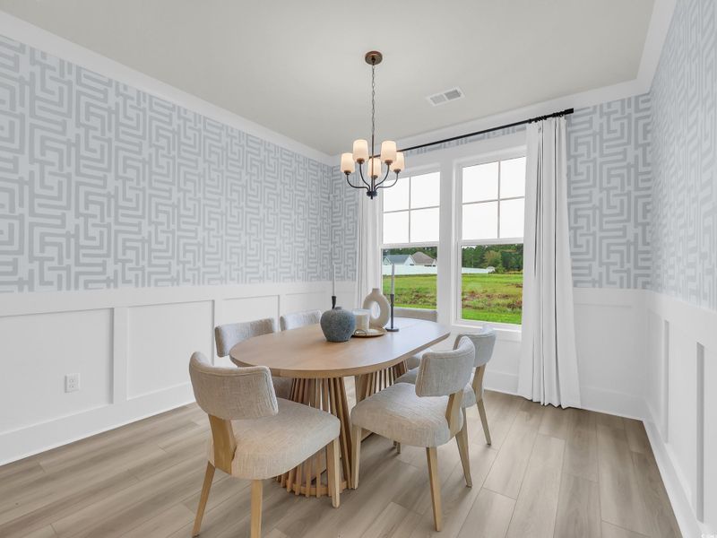 Furnished interior view inside a new home in King Farm Estates, Aynor (Image 10).