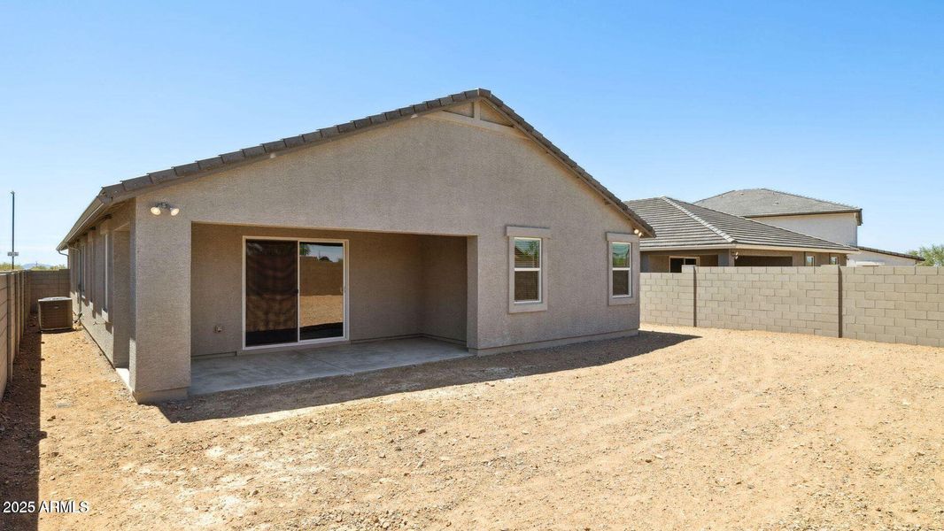 Lot 6 backyard Lot 6 backyard