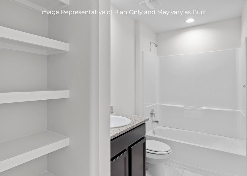 Representative furnished interior of a home built from the Fargo by D.R. Horton in London Towne, Corpus Christi (Image 12). Representative furnished interior of a home built from the Fargo by D.R. Horton in London Towne, Corpus Christi (Image 12).