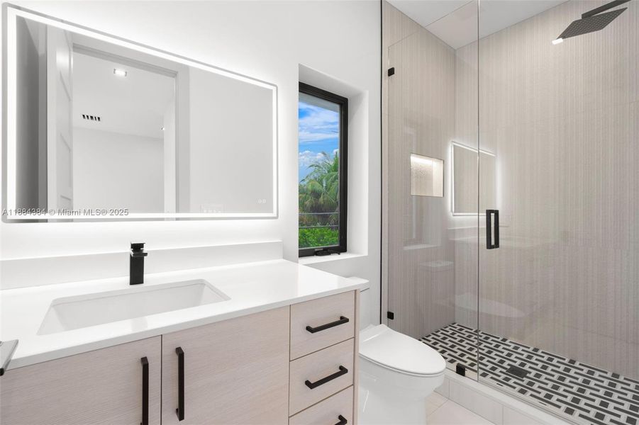 Furnished interior view inside a new home in , Delray Beach (Image 30).