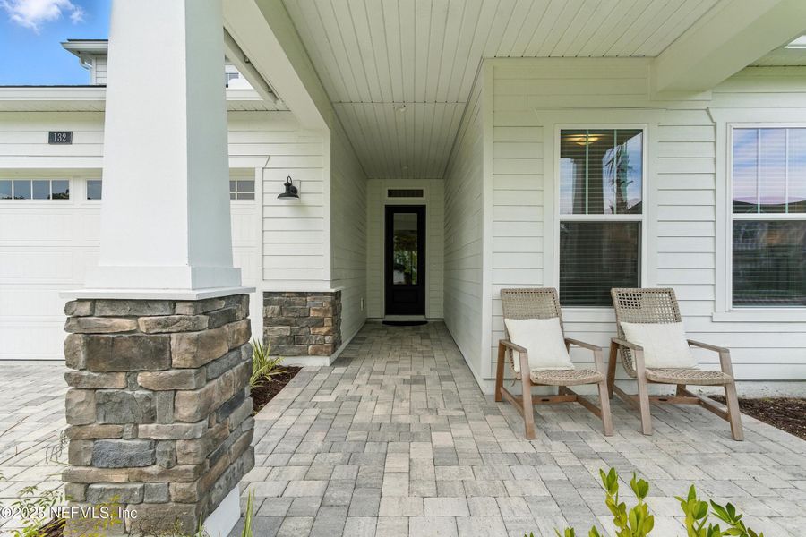 Exterior details and patio area of a home in , St. Johns (Image 3).