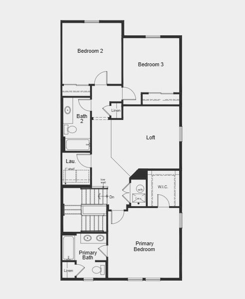 2D floor plan layout for the Plan 1964 by KB Home in Sky Ranch Villas, Watkins, CO (Image 11). 2D floor plan layout for the Plan 1964 by KB Home in Sky Ranch Villas, Watkins, CO (Image 11).