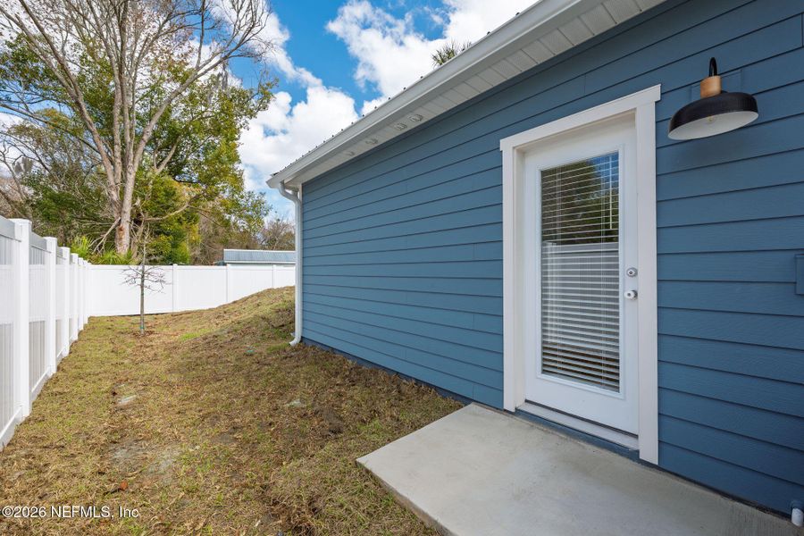 Exterior details and patio area of a home in , St. Augustine (Image 20).