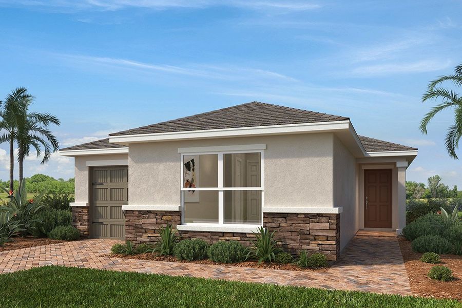 Exterior A with optional stone Exterior A with optional stone