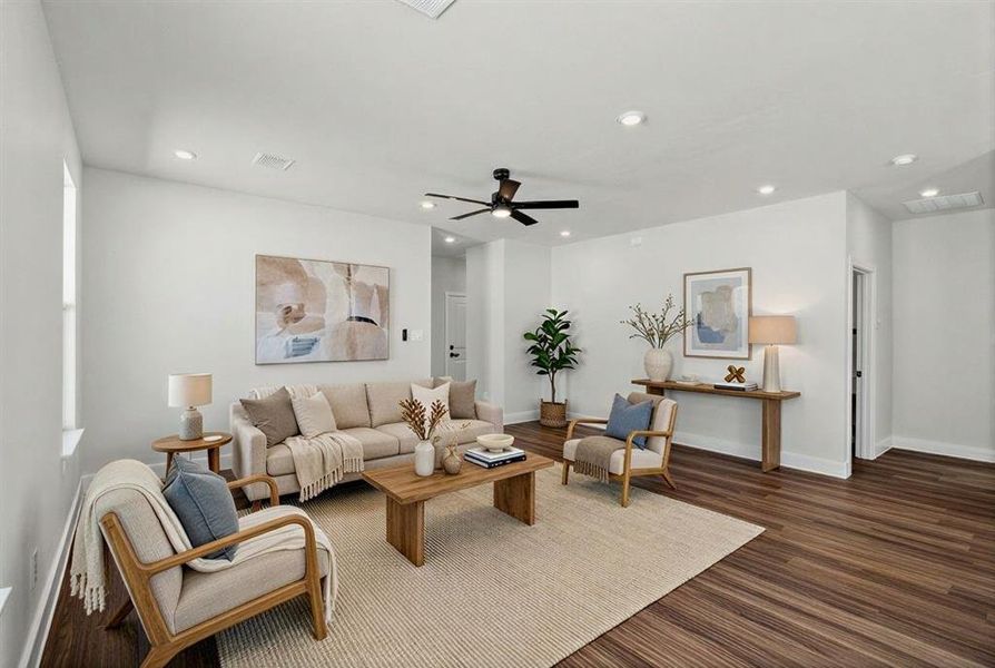 Furnished interior view inside a new home in , Granbury (Image 16).