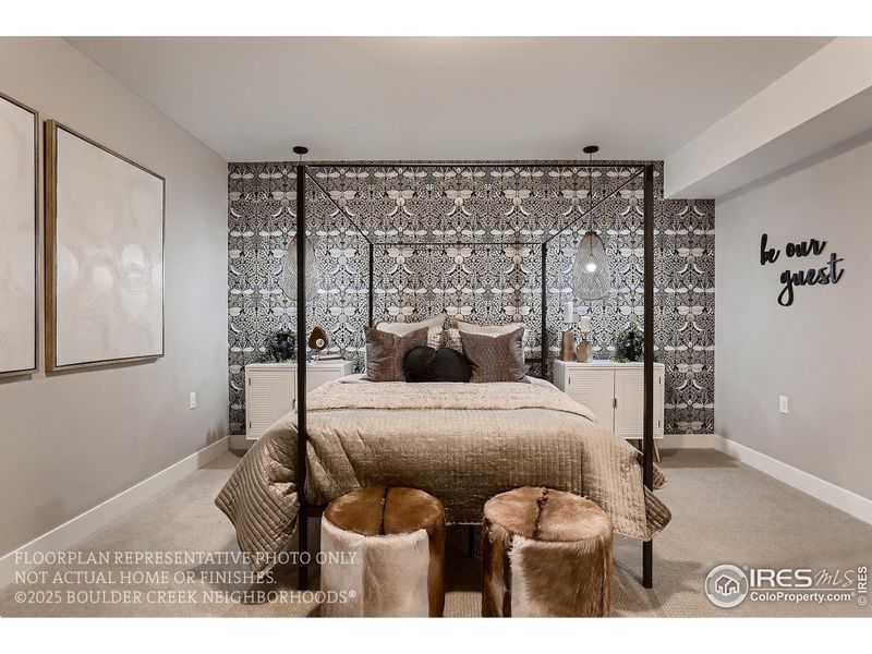 Furnished interior view inside a new home in , Broomfield (Image 18).