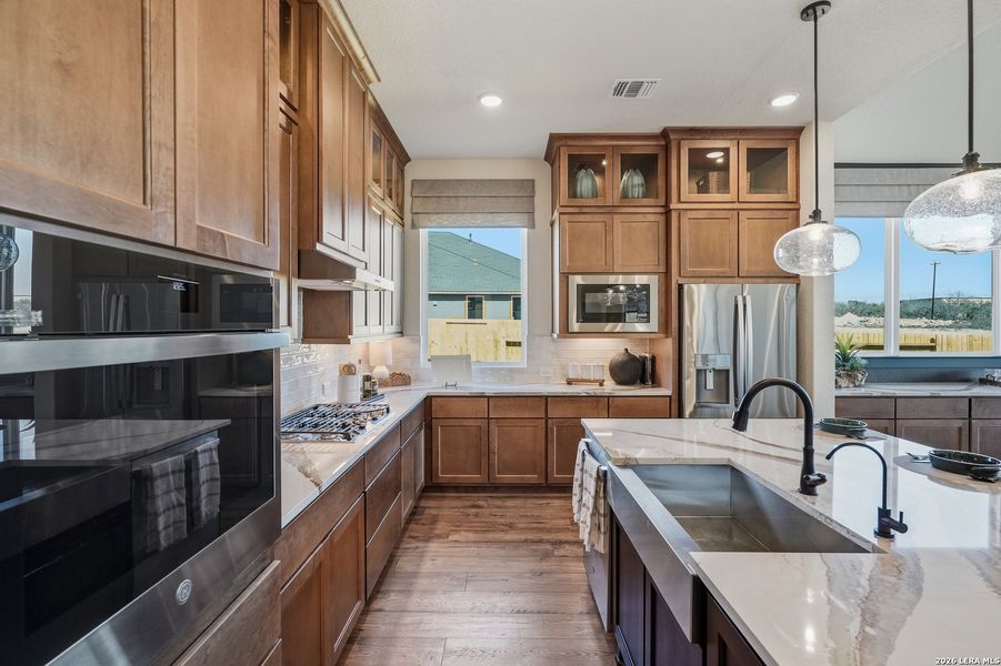 Furnished interior view inside a new home in Stillwater Ranch, San Antonio (Image 30).