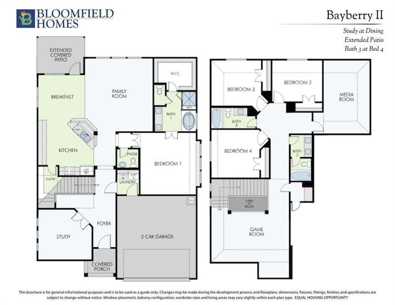 2D floor plan layout of this home in Hulen Trails, Fort Worth, TX (Image 2).