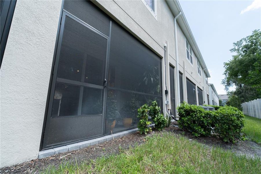 Exterior details and patio area of a home in , Brandon (Image 28).