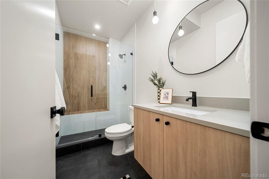 Furnished interior view inside a new home in , Denver (Image 38). Furnished interior view inside a new home in , Denver (Image 38).