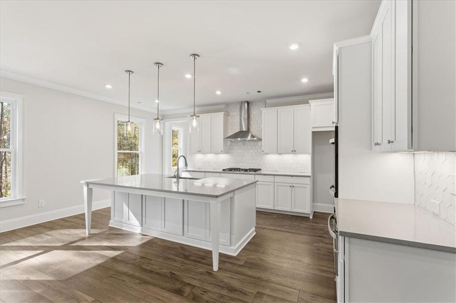 Furnished interior view inside a new home in Ford Landing, Acworth (Image 10).