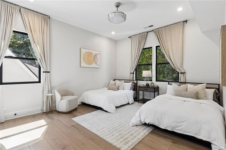 Furnished interior view inside a new home in , Atlanta (Image 51).