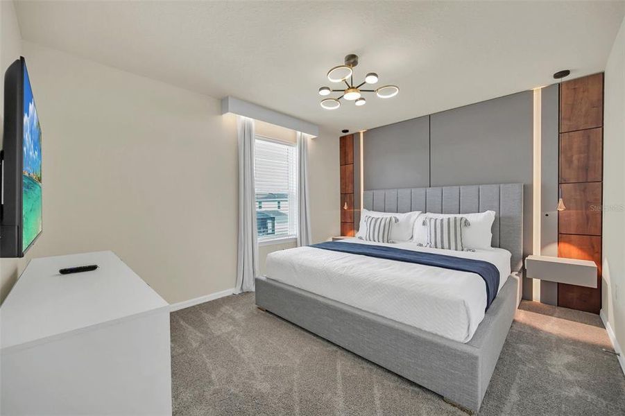 Furnished interior view inside a new home in , Clermont (Image 10).