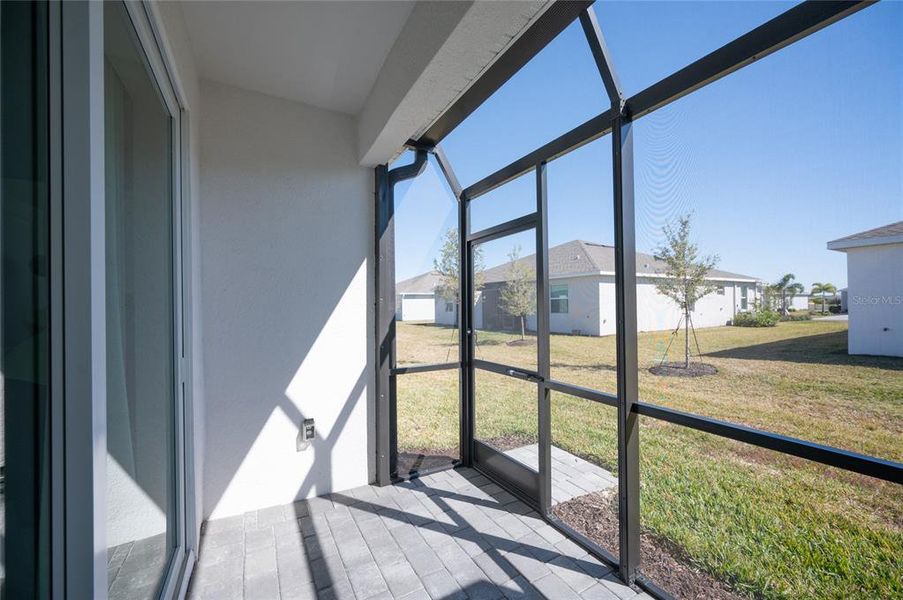 Exterior details and patio area of a home in , Englewood (Image 22).