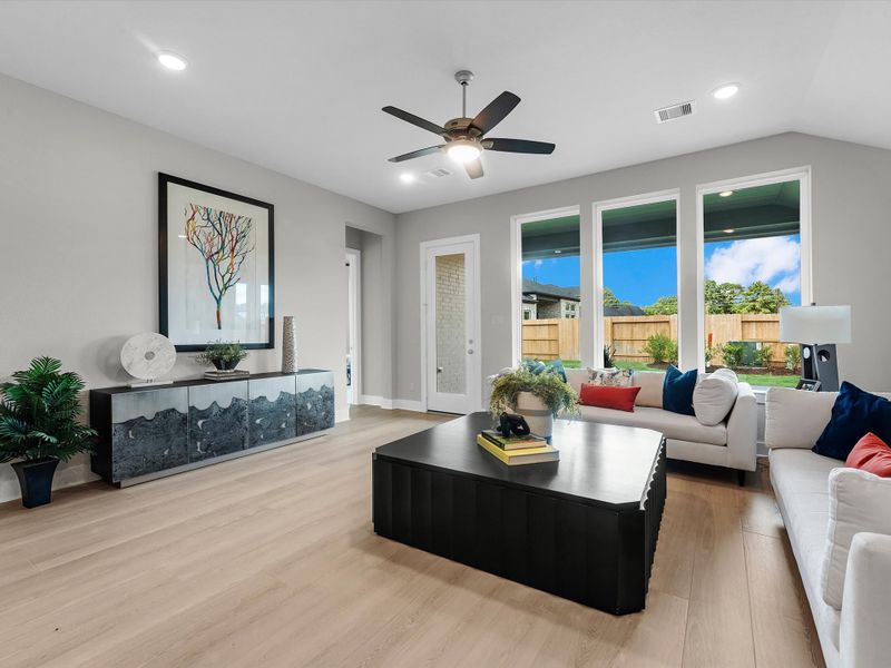 Furnished interior view inside a new home in Oakhill Reserve, Tomball (Image 6).