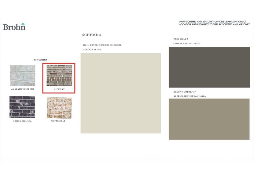 Exterior Scheme Representative