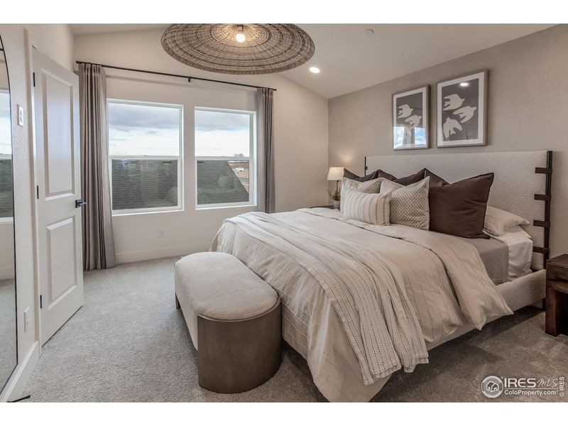 Furnished interior view inside a new home in Prairie Song Story Collection - Single Family Homes, Windsor (Image 17).
