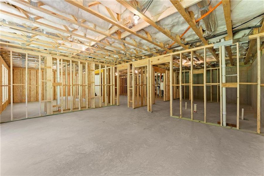 In-progress construction of a new home in Woodford, Acworth, GA (Image 36).