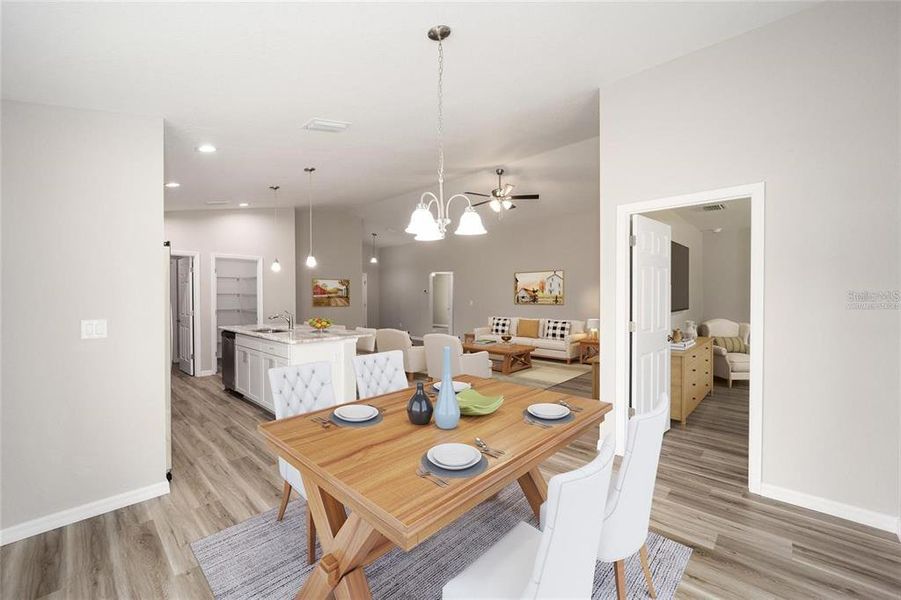 Furnished interior view inside a new home in , Summerfield (Image 9).