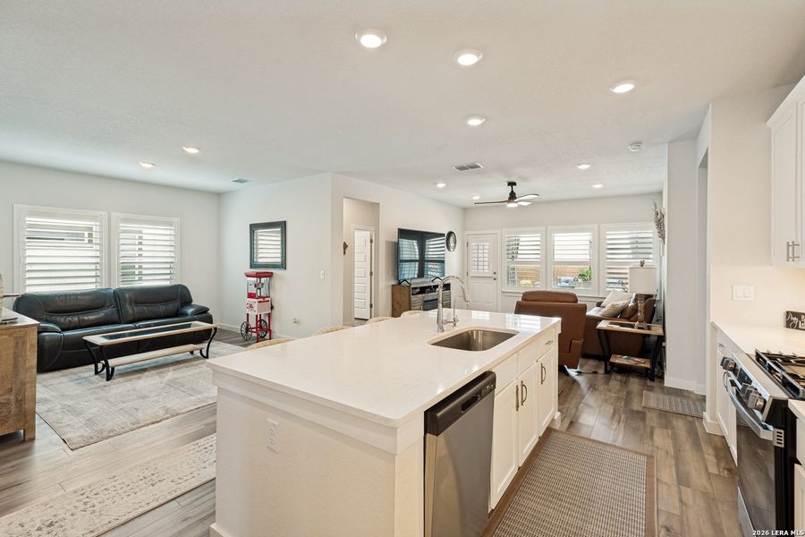 Furnished interior view inside a new home in Weltner Farms 50’s, New Braunfels (Image 10).