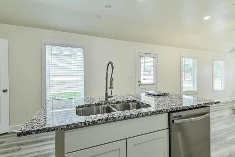 Close-up of interior finishes inside a home in , Conroe (Image 12).