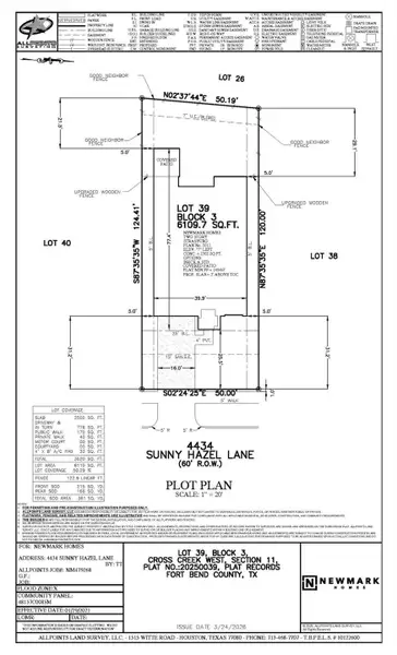 Plot Plan Plot Plan