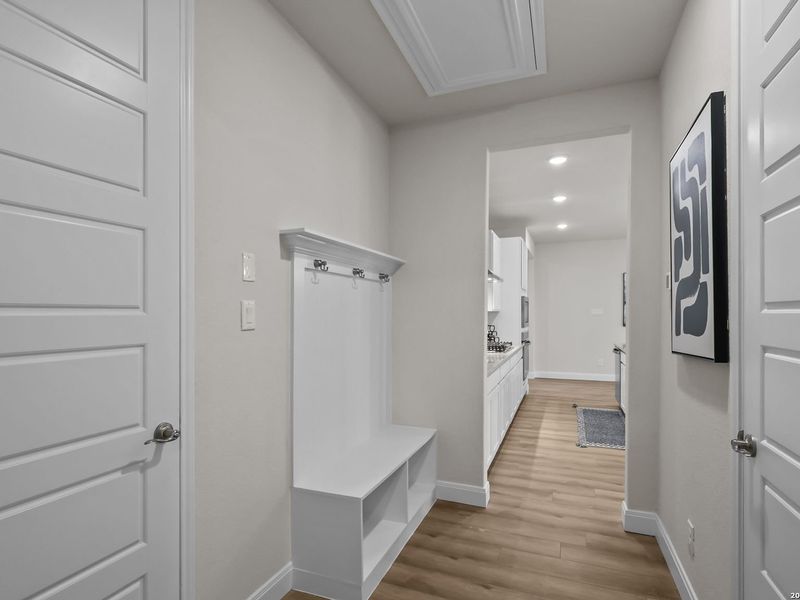 Furnished interior view inside a new home in Ladera, San Antonio (Image 35).