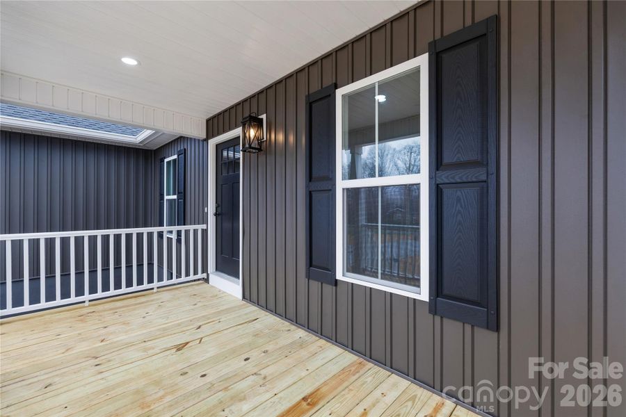 Exterior details and patio area of a home in , Statesville (Image 3).