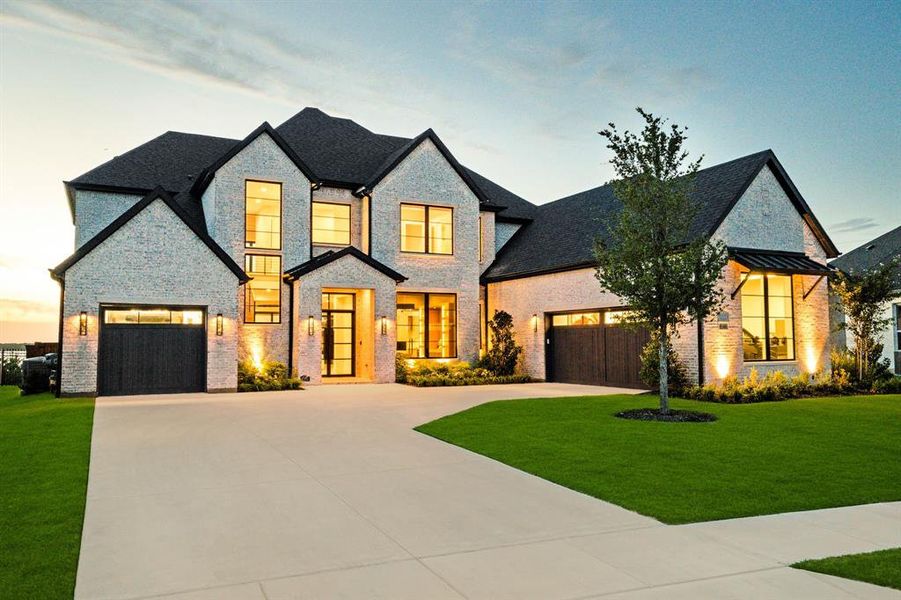 Front exterior of a new home in , The Colony, TX, highlighting curb appeal (Image 2). Front exterior of a new home in , The Colony, TX, highlighting curb appeal (Image 2).