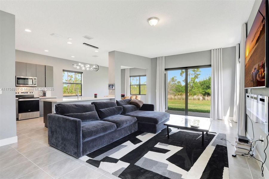 Furnished interior view inside a new home in , Ave Maria (Image 11).