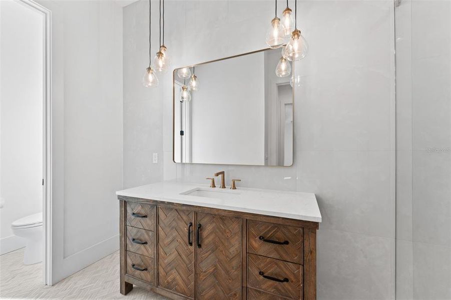 Furnished interior view inside a new home in , Tampa (Image 16).