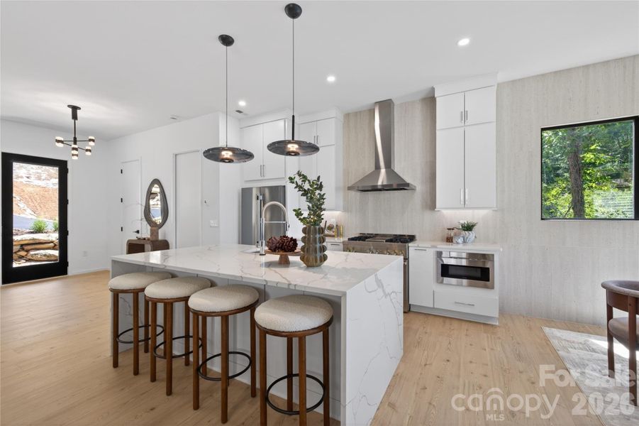 Furnished interior view inside a new home in , Norwood (Image 17).