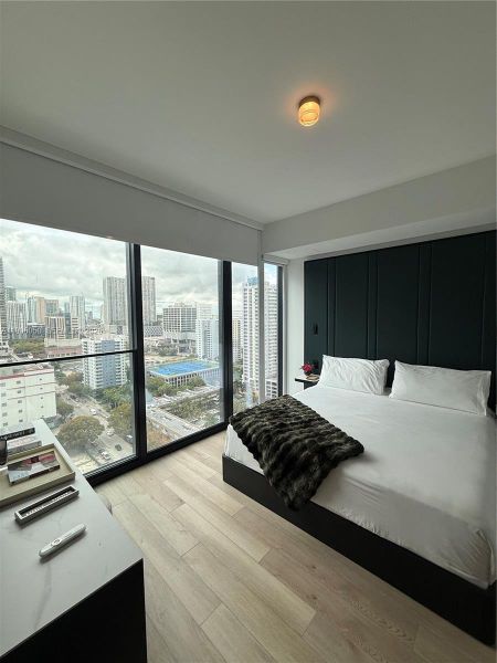 Furnished interior view inside a new home in , Miami (Image 11).