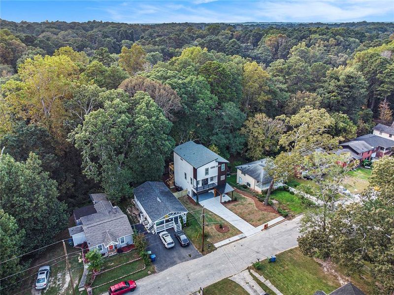 Front exterior of a new home in , Atlanta, GA, highlighting curb appeal (Image 2).