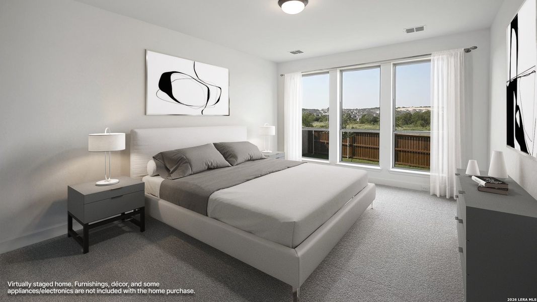 Furnished interior view inside a new home in Homestead, Schertz (Image 8).