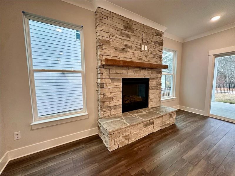 Furnished interior view inside a new home in Marble Tree, Ball Ground (Image 12).