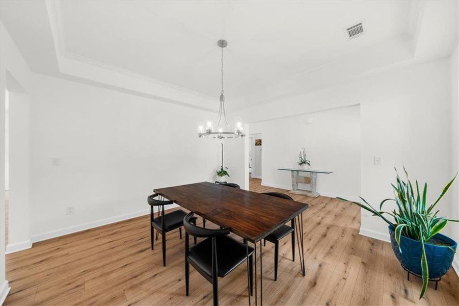 Furnished interior view inside a new home in , Cleveland (Image 8).