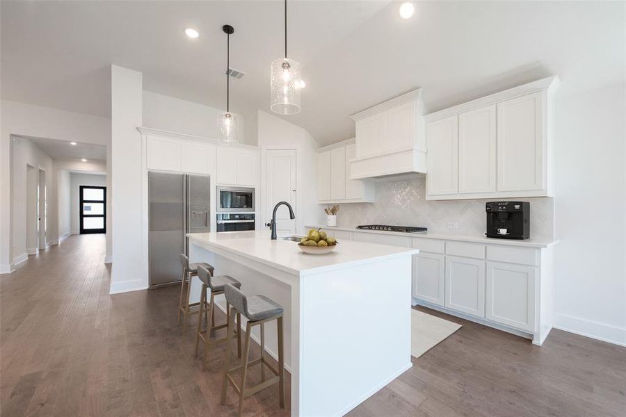 Furnished interior view inside a new home in Tavolo Park, Fort Worth (Image 11).