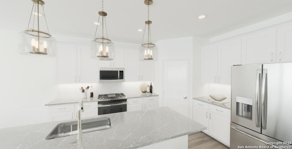 Furnished interior view inside a new home in The Summit at Saddlebrook Ranch 55's, Schertz (Image 6).