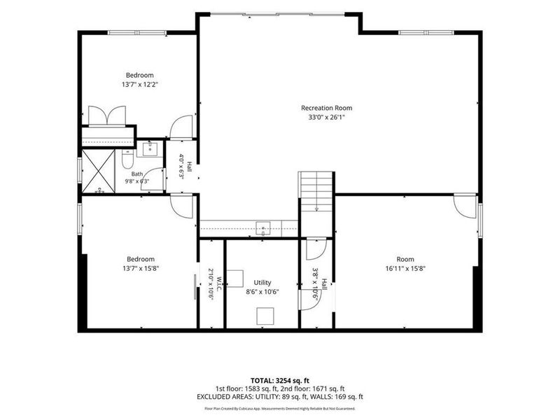2D floor plan layout of this home in , Ranger, GA (Image 6).