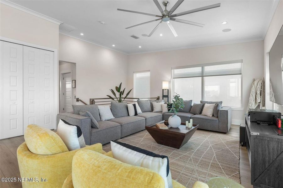 Furnished interior view inside a new home in , Palm Coast (Image 29).